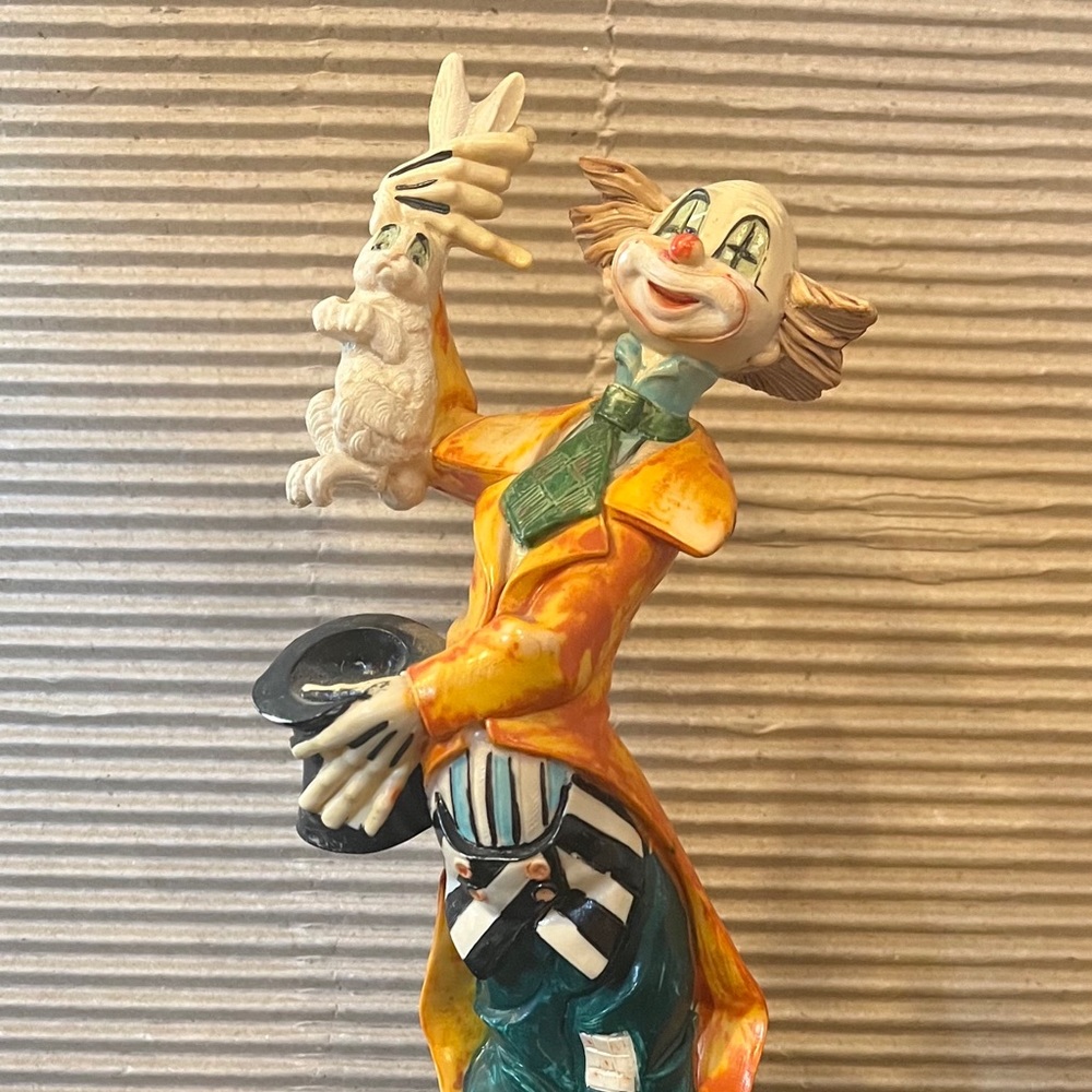 Clown figurine made in Italy.